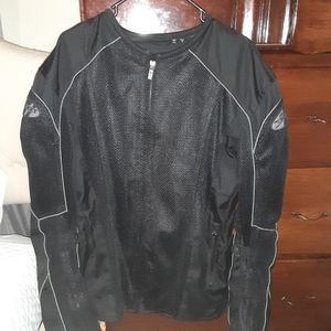 Joe Rocket all black motorcycle jacket